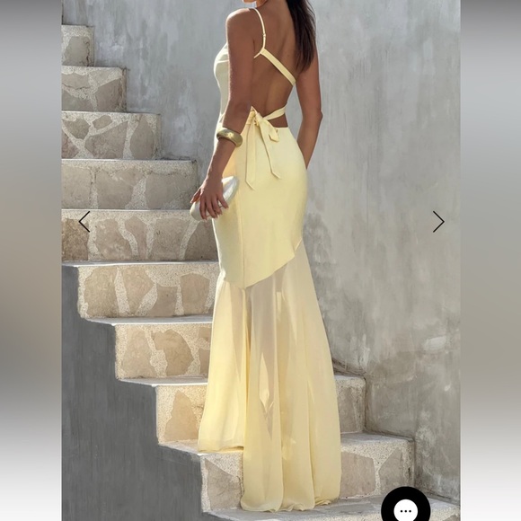 Baby boo Fable gown, yellow - Picture 3 of 5